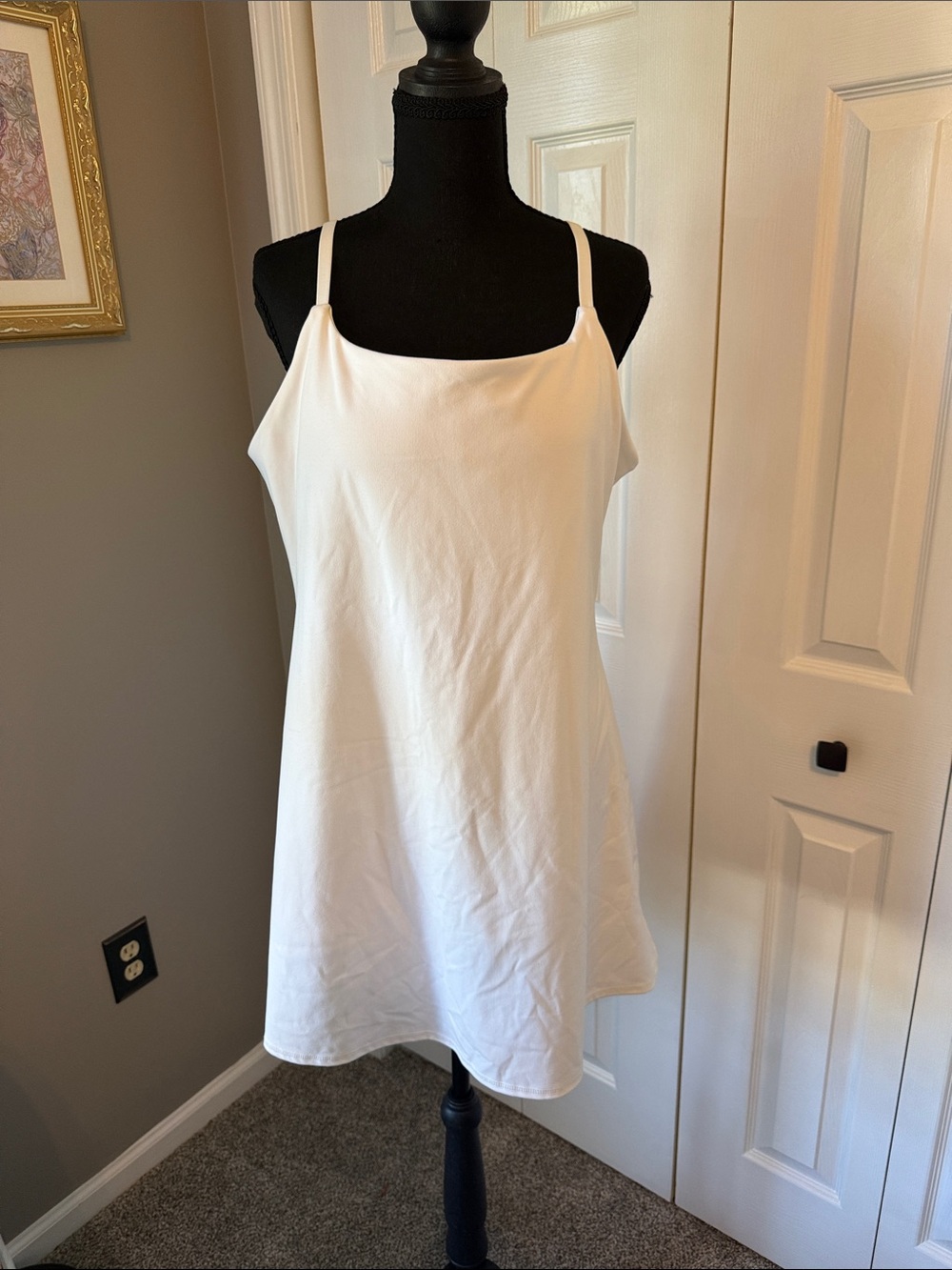 Danskin White Athletic Mini Dress